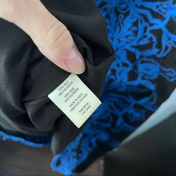 Rebecca Taylor Dress Silk Floral Embroidered - Picture 9 of 9